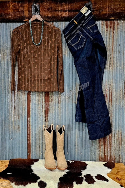 Western Lace in Brown #6229