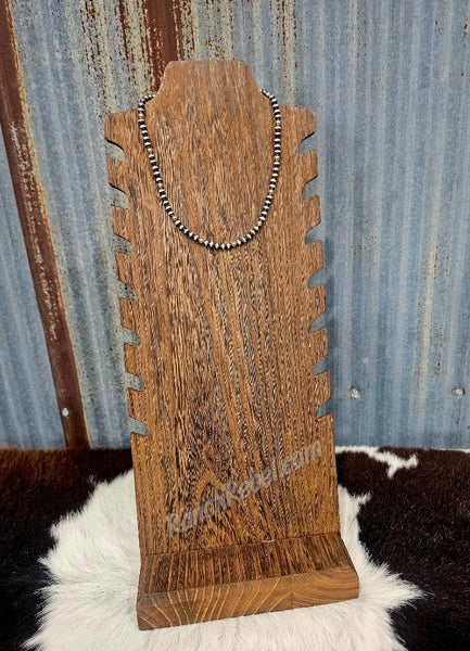 Sterling & Gold Fill Pearl Necklace #6232