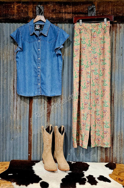 Cactus Cowgirl Trouser Pant #6249