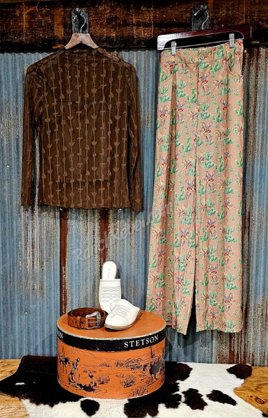 Cactus Cowgirl Trouser Pant #6249