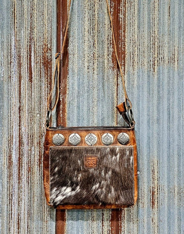 STS Vaquero Concho Cowhide Olivia Crossbody #6260-3