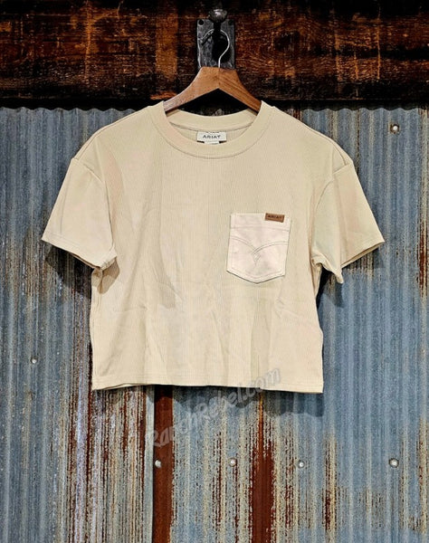 Ariat Patron Top in Oyster Gray #6277