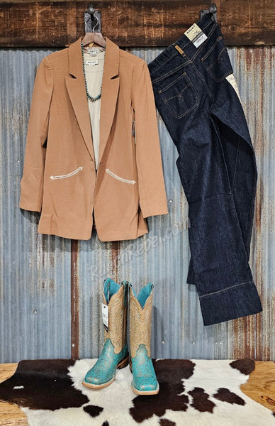 Ariat Patron Top in Oyster Gray #6277
