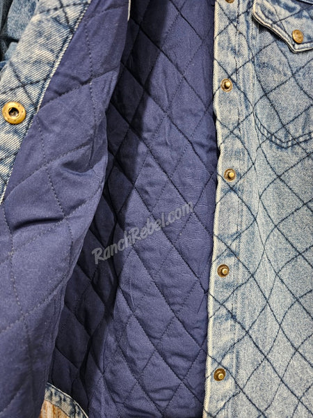 STS Ranch Palo Duro Quilted Denim Jacket #6284