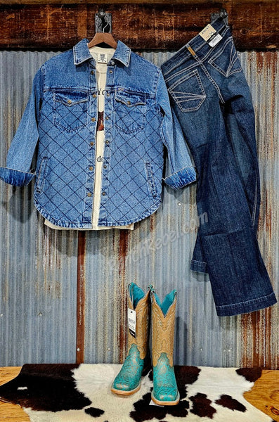 STS Ranch Palo Duro Quilted Denim Jacket #6284