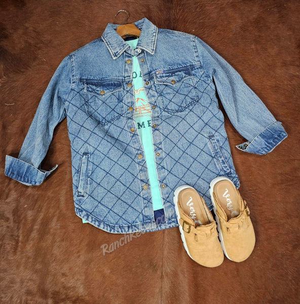 STS Ranch Palo Duro Quilted Denim Jacket #6284