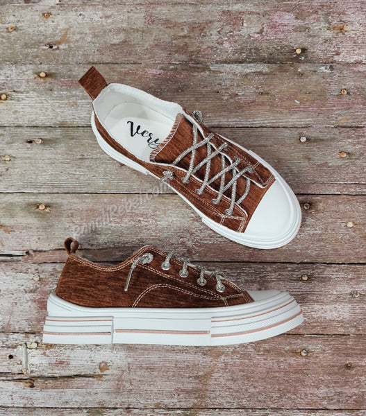 Aman Velvet in Tan #6299