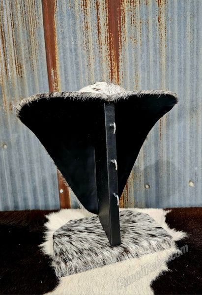 Necklace Display in Salt & Pepper Cowhide #6304