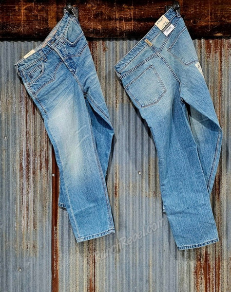 Ariat Ultra High Rise Tomboy Relaxed Straight Cheyenne Yoke Crops #6313