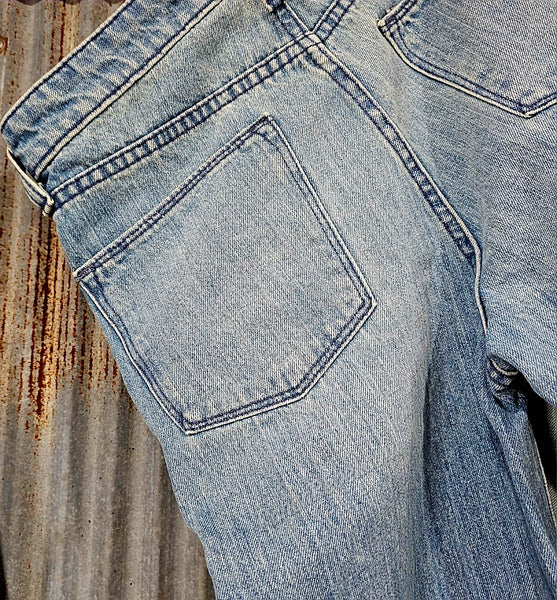 Ariat Ultra High Rise Tomboy Relaxed Straight Cheyenne Yoke Crops #6313