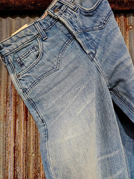 Ariat Ultra High Rise Tomboy Relaxed Straight Cheyenne Yoke Crops #6313