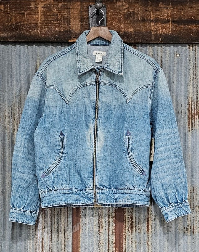 Ariat Cheyenne Denim Bomber Jacket #6314