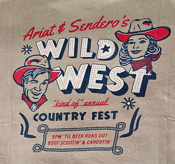 Ariat  X Sendero Wild West Country Fest Crop Tee #6315