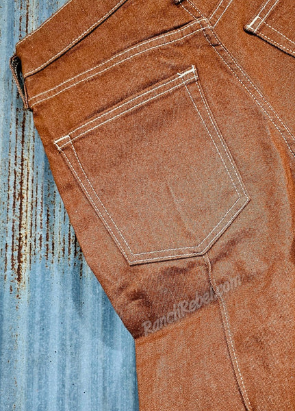 Ariat Ultra High Rise Relaxed Straight Leg Jean in Pecan Brown #6326