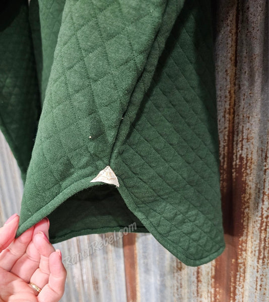 Kimes Ranch Susie Quilted Shirt Jacket in Forest #6365
