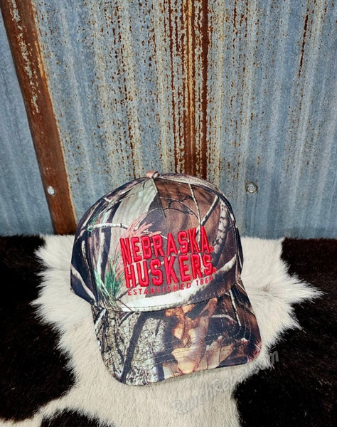 Husker Camo Cap #6338