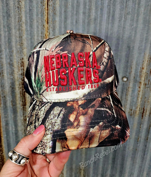 Husker Camo Cap #6338