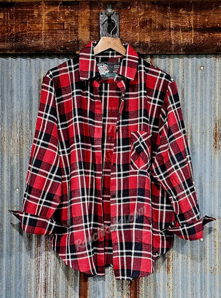 Nebraska Huskers Plaid Flannel #6340