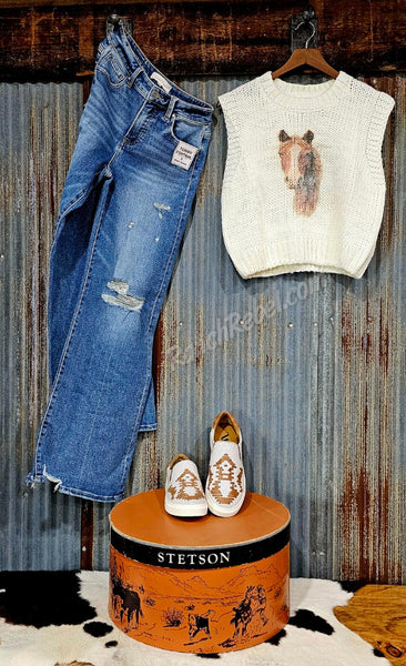 Horse Sweater Vest #6343