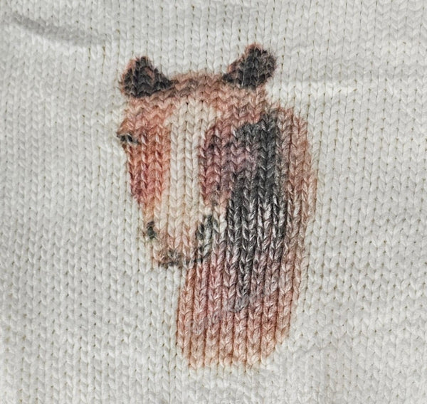 Horse Sweater Vest #6343