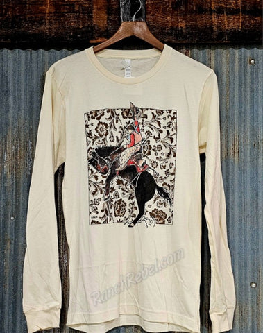 Flower Saddle Bronc Long Sleeve #6355