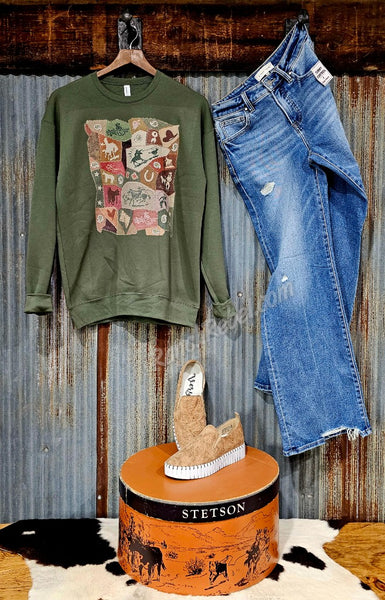 Antique Quilt Sweatshirt #6359