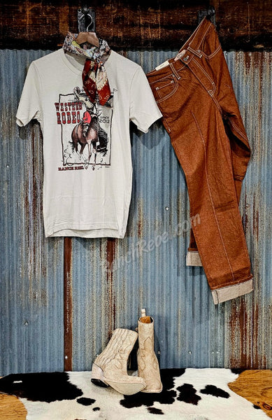 Ariat Ultra High Rise Relaxed Straight Leg Jean in Pecan Brown #6326