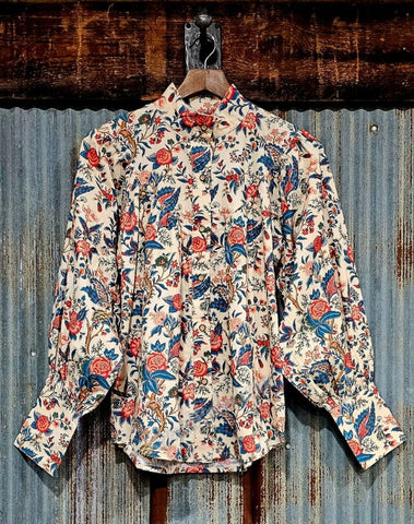 The Jenna Top in Fall Floral #6380