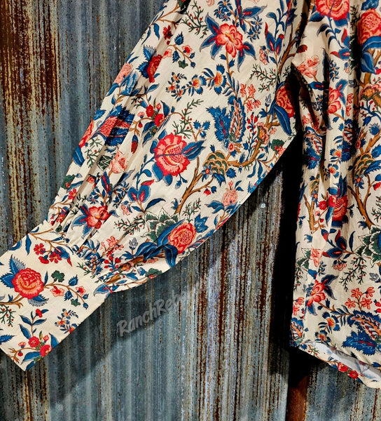 The Jenna Top in Fall Floral #6380