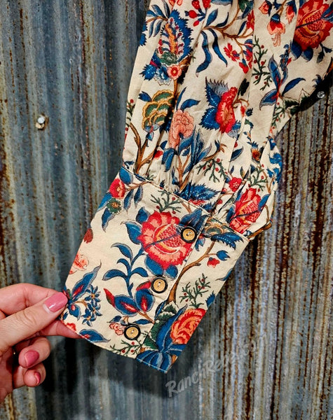 The Jenna Top in Fall Floral #6380