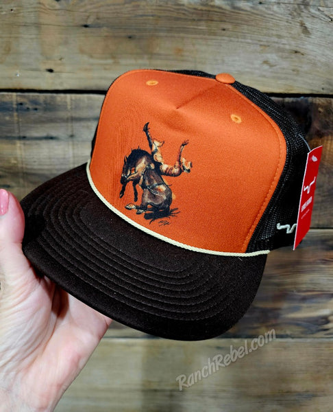 Kimes Ranch Winning Ride Cap in Burnt Orange #6372