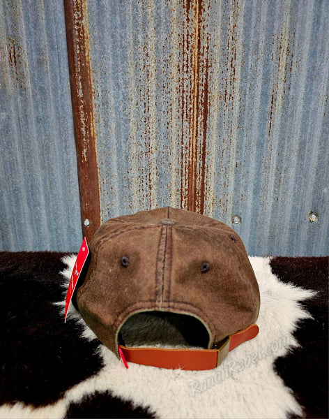 Kimes Ranch Branded KR Cap in Brown #6374