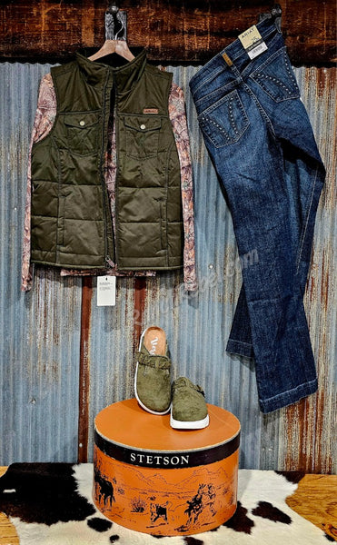 Camo Mesh Top #6375