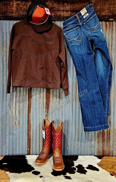 Kimes Ranch Ella Hoodie in Brown #6366