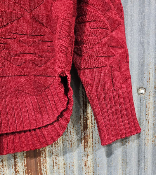 Ariat Ornate Pullover Sweater in Cabernet #6382