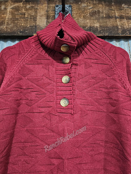 Ariat Ornate Pullover Sweater in Cabernet #6382