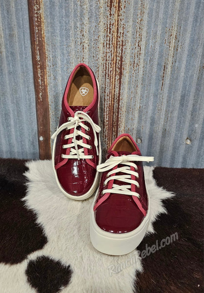 Ariat Skylar Luxe Dubonnet Croc Print #6384