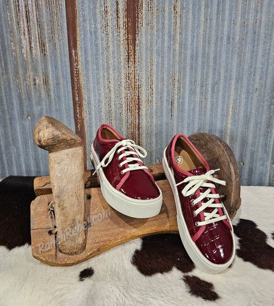 Ariat Skylar Luxe Dubonnet Croc Print #6384
