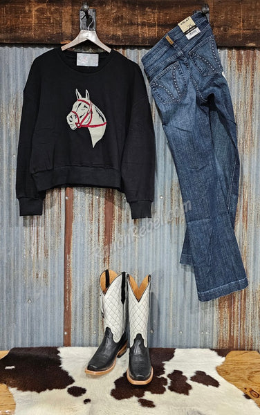 Horsin' Around Sweatshirt #6387