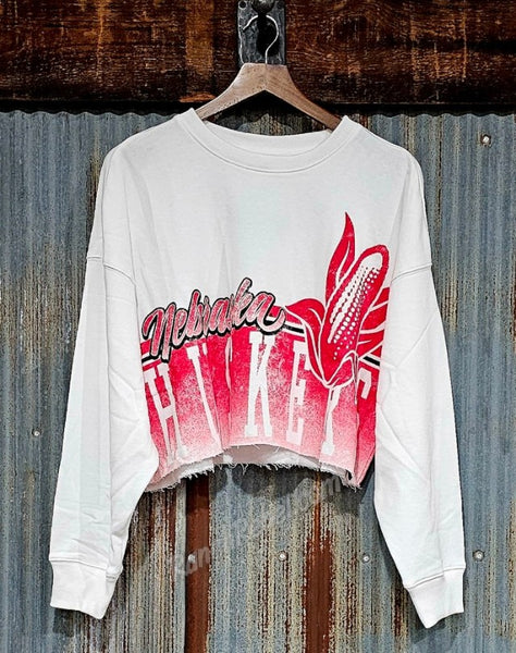 Nebraska Conway Crop Sweatshirt #6388