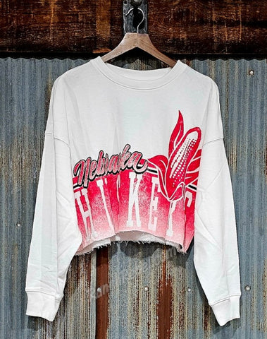 Nebraska Conway Crop Sweatshirt #6388