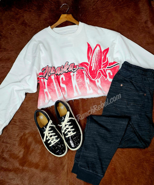 Nebraska Conway Crop Sweatshirt #6388