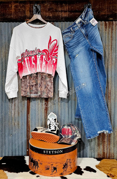 Nebraska Conway Crop Sweatshirt #6388