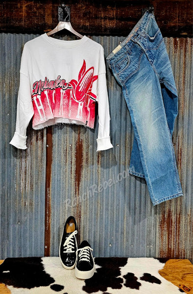 Nebraska Conway Crop Sweatshirt #6388