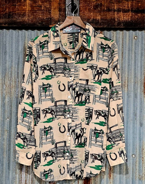 Greener Pastures Pearl Snap #6397