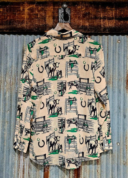 Greener Pastures Pearl Snap #6397