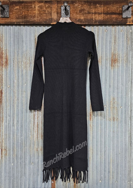Ariat Alicia Black Sweater Dress #6416
