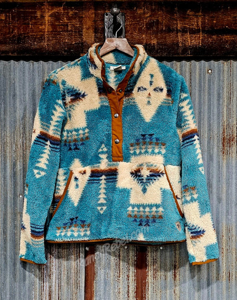 Ariat Berber Snap Front Sweatshirt in Agave Southwest Print #6410