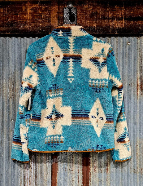 Ariat Berber Snap Front Sweatshirt in Agave Southwest Print #6410