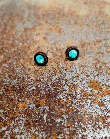 Tanya Turquoise Stud Earrings #6394